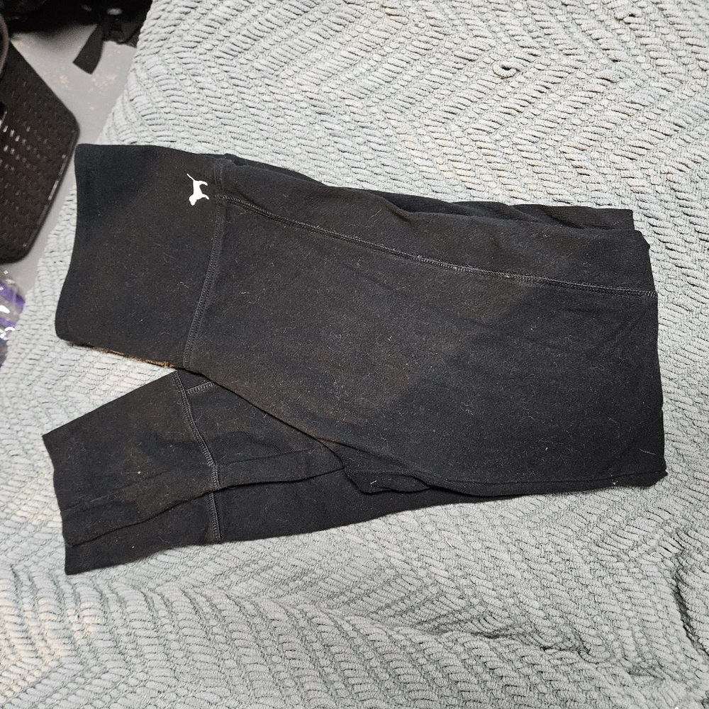 Victoria's Secret Pink Yoga Leggings - Black